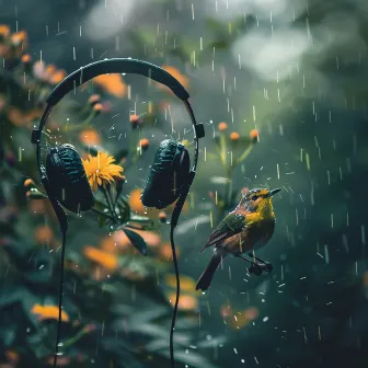 Birds in Rain's Embrace: Binaural Nature Sounds - 92 88 Hz by Music from the Firmament