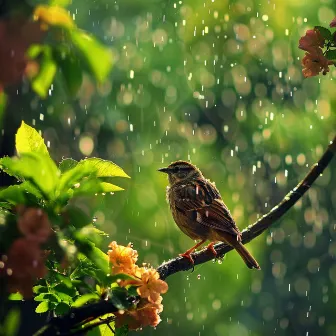 Feathered Dreams in Rain: Birds Binaural Nature Sleep - 80 88 Hz by Sleep Pill