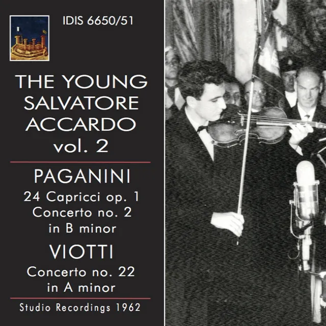 Violin Concerto No. 22 in A Minor, G. 97: I. Moderato