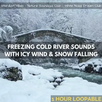 Freezing Cold River Sounds with Icy Wind & Snow Falling: One Hour (Loopable) by White Noize Dream Club