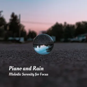 Piano and Rain: Melodic Serenity for Focus by Water and River Sounds