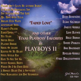 Faded Love & Other Texas Playboys' Favorites by Playboys II