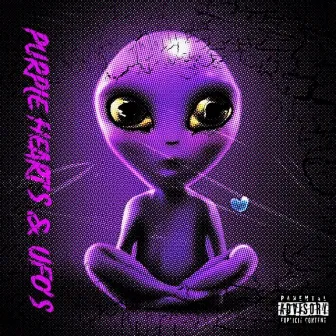 Purple hearts & UFOs by Abryon