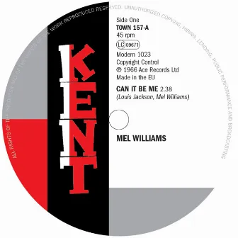 Can It Be Me / Lay This Burden Down by Mel Williams