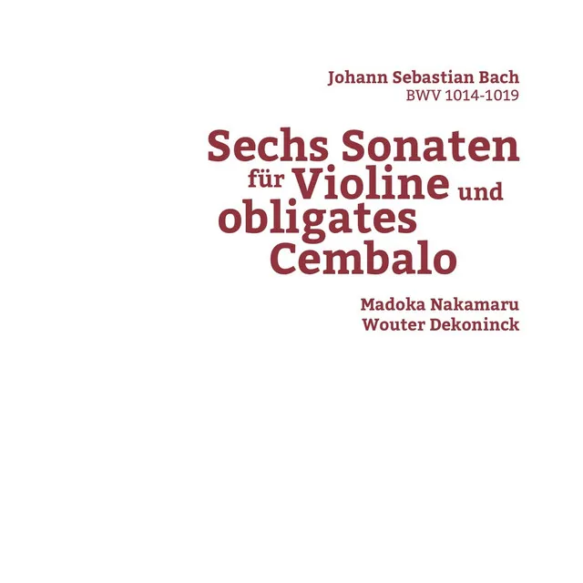 6 Violin Sonatas, Sonate No. 3 in E Major, BWV 1016: I. Adagio