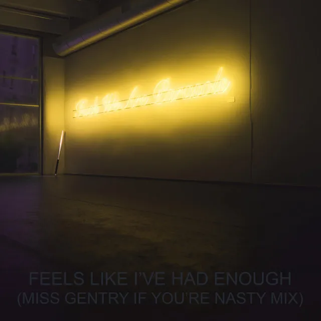 Feels Like I've Had Enough (Miss Gentry If You're Nasty Mix)