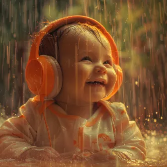 Rain's Gentle Echoes: Soothing Music for Baby by Teddy Bear Baby Lullaby