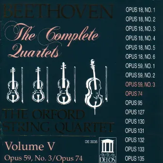 Beethoven, L.: String Quartets (Complete), Vol. 5 - Nos. 9 and 10 by Orford String Quartet