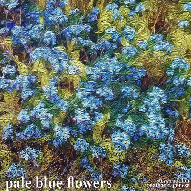 pale blue flowers