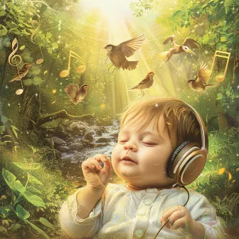 Binaural Birds Baby Harmony: Gentle Nest Melodies - 92 96 Hz by The Bird Relaxer