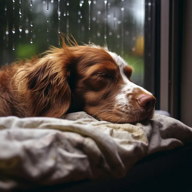 La Serenidad De Las Pata Con La Lluvia Para Perros