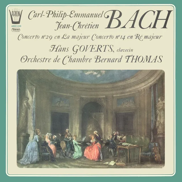 Carl-Philip-Emmanuel et Jean-Chretien Bach (Concertos pour clavecin)