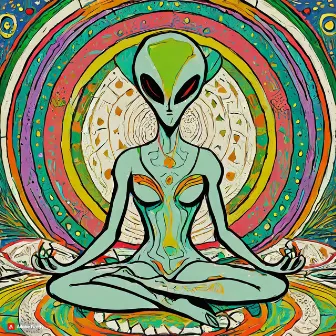 meditating alien by Lojal