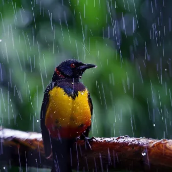 Gentle Binaural Nature: Relaxing Rain and Bird Sounds by thankful for the rain