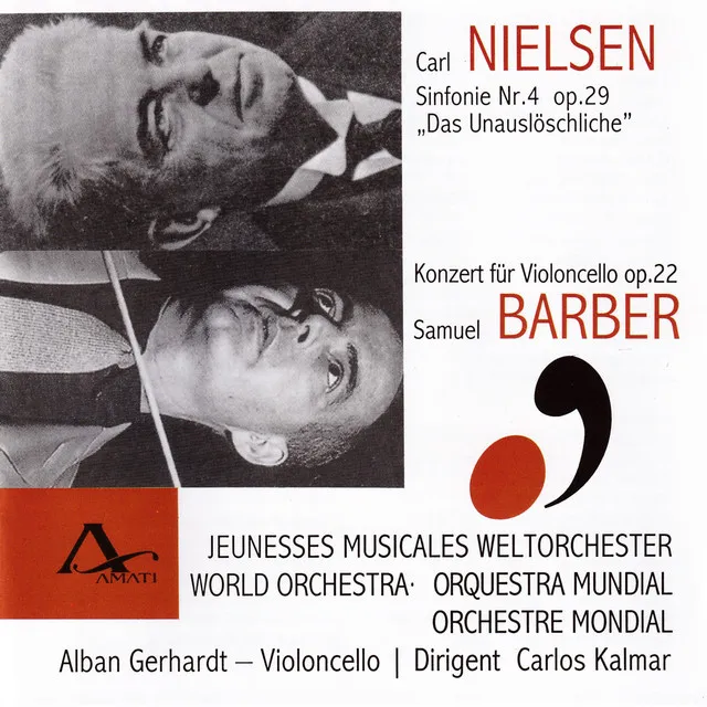 Carl Nielsen: Symphony No.4 - Samuel Barber: Concerto for Cello and Winds