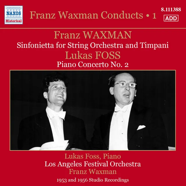 Franz Waxman Conducts, Vol. 1