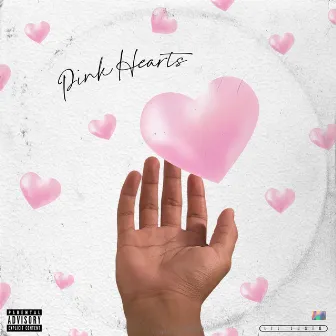 pink hearts by Lil Justo