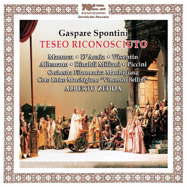 Spontini: Teseo riconosciuto (Live)