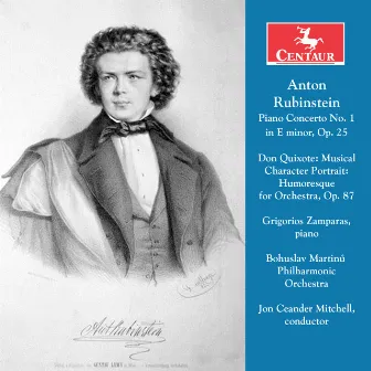 Rubinstein: Piano Concerto No. 1 in E Minor, Op. 25 & Don Quixote, Op. 87 by Jon Ceander Mitchell