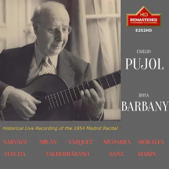 EMILIO PUJOL:1954 MADRID LIVE RECITAL by Emilio Pujol