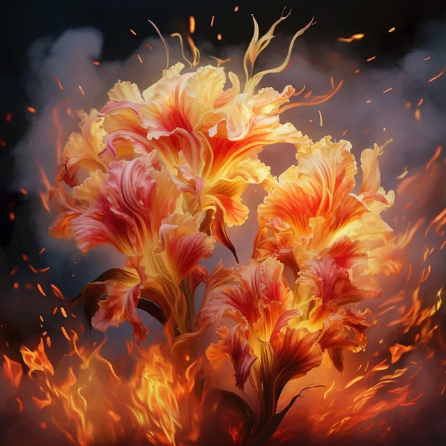 Elemental Flames: Nature's Fire Rhapsody