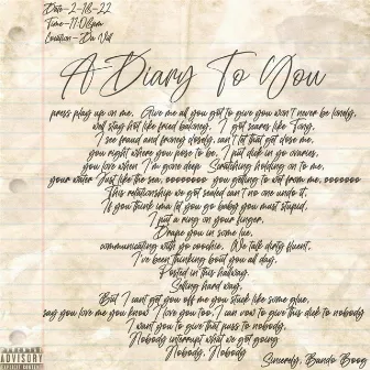 A Diary To You by Bando Boog