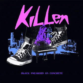 Black Sneakers on Concrete by Jack Killen