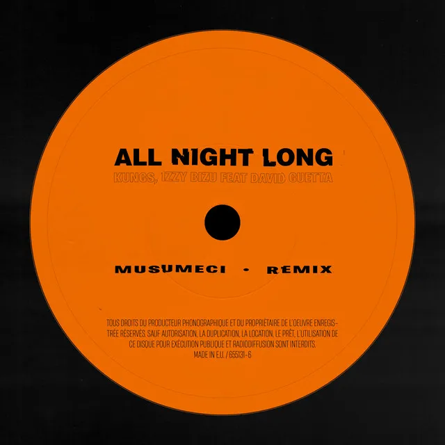 All Night Long - Musumeci Remix Night Dub Mix