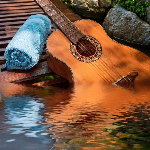 Reflective Spa Guitar