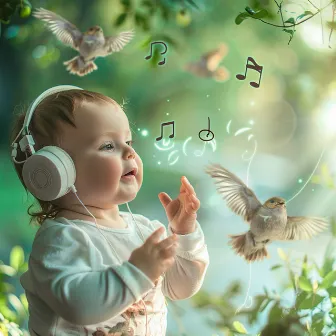 Gentle Binaural: Birds and Baby Melodies - 92 88 Hz by Delta Shores