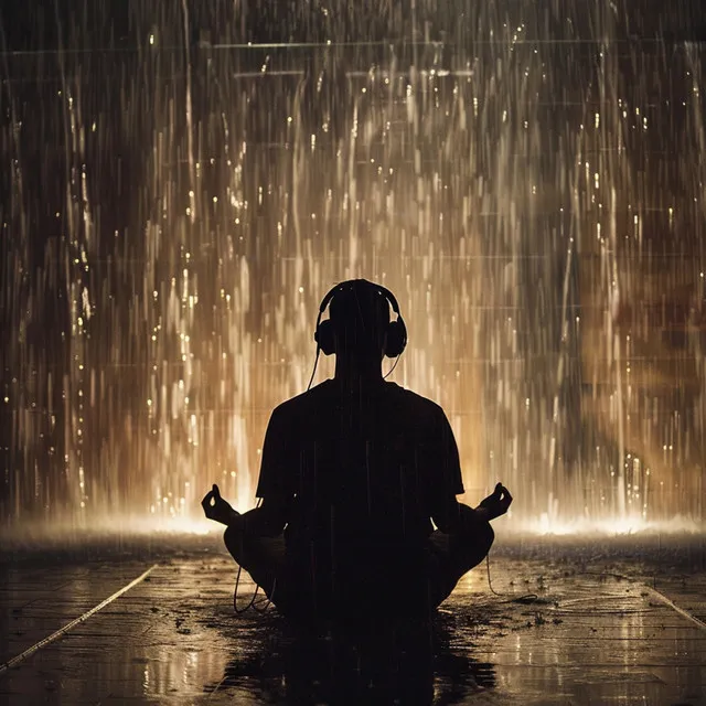 Rain Meditation Harmony: Serene Droplets Flow