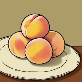 Peaches and Cream by Unknown Artist