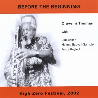 Before The Beginning by Oluyemi Thomas