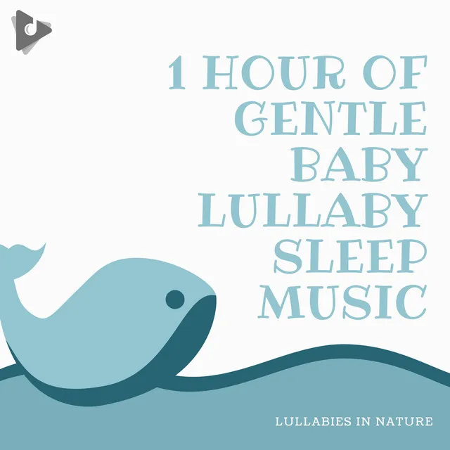 Brahms Lullaby with Soothing Beach Sounds (Harp Instrumental)