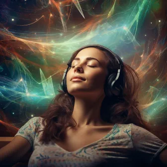 Cosmic Serenity: Binaural Bliss by Light Vibrations