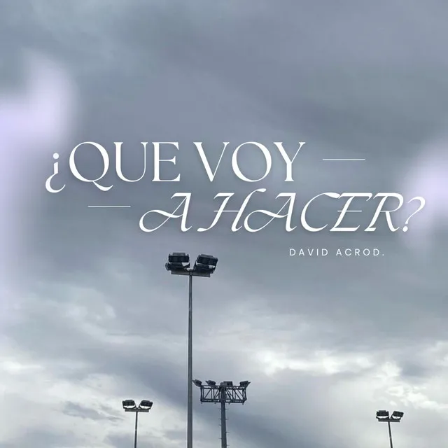 ¿Qué voy hacer?