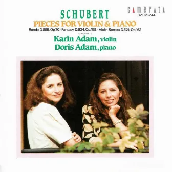 Schubert: Pieces for Violin & Piano by Doris Adam