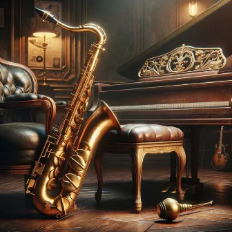 Vintage Saxophone and Piano by Saxophone Jazz Facilitator