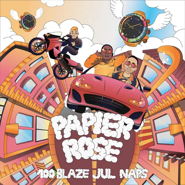 Papier rose