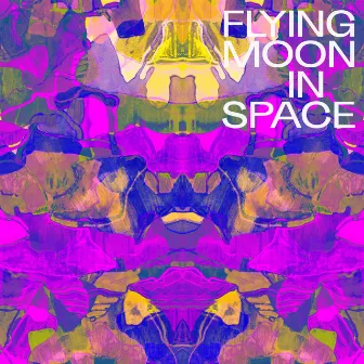 Flying Moon in Space by Unknown Artist