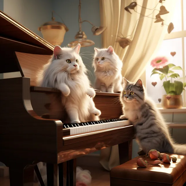 Piano Pets: Playful Chords Comfort