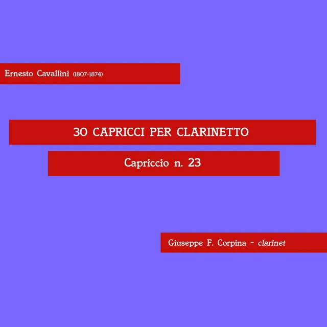 E. Cavallini: Capriccio n. 23 in E minor, Op. 2, No. 4 (Home recording)