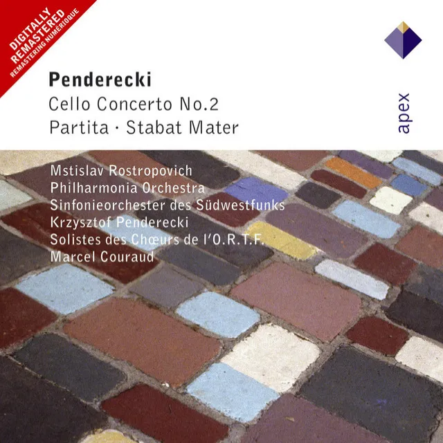 Penderecki : Cello Concerto No.2, Partita & Stabat Mater (APEX)