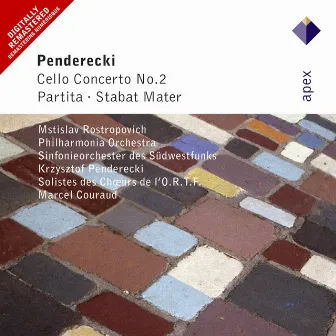 Penderecki : Cello Concerto No.2, Partita & Stabat Mater (APEX) by Marcel Couraud