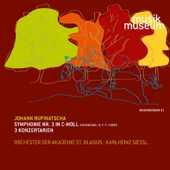 Rufinatscha: Symphony No. 3 & 3 Konzertarien by Karlheinz Siessl