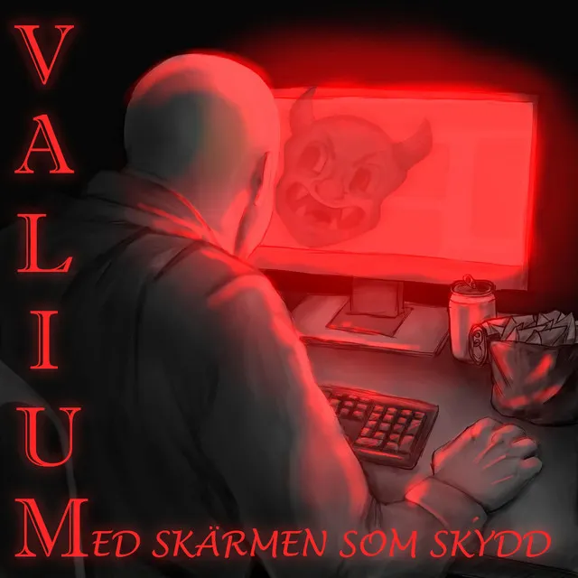 Med skärmen som skydd