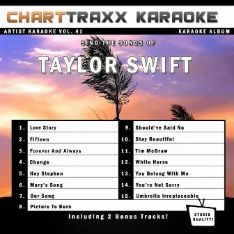 Artist Karaoke Vol. 41 by Charttraxx Karaoke