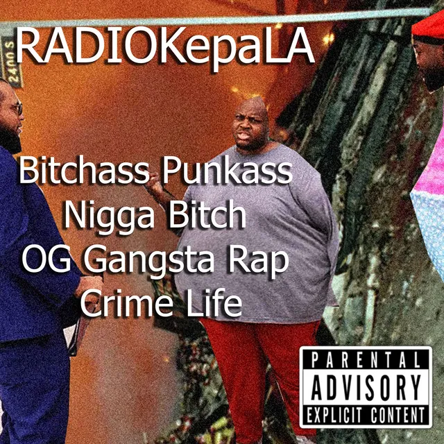 Bitchass Punkass Nigga Bitch Og Gangsta Rap Crime Life