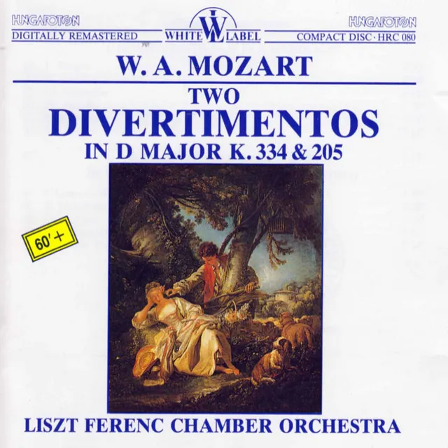 Divertimento in D Major, K. 205: III. Adagio