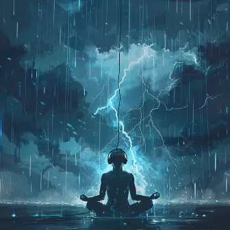 Thunder's Meditation Melody: Harmonic Calm by 852 Hz Solfeggio Tones